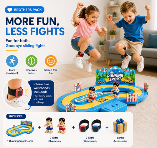 Interactive Racing Game Screen-Free Fun for Kids with Endless Energy